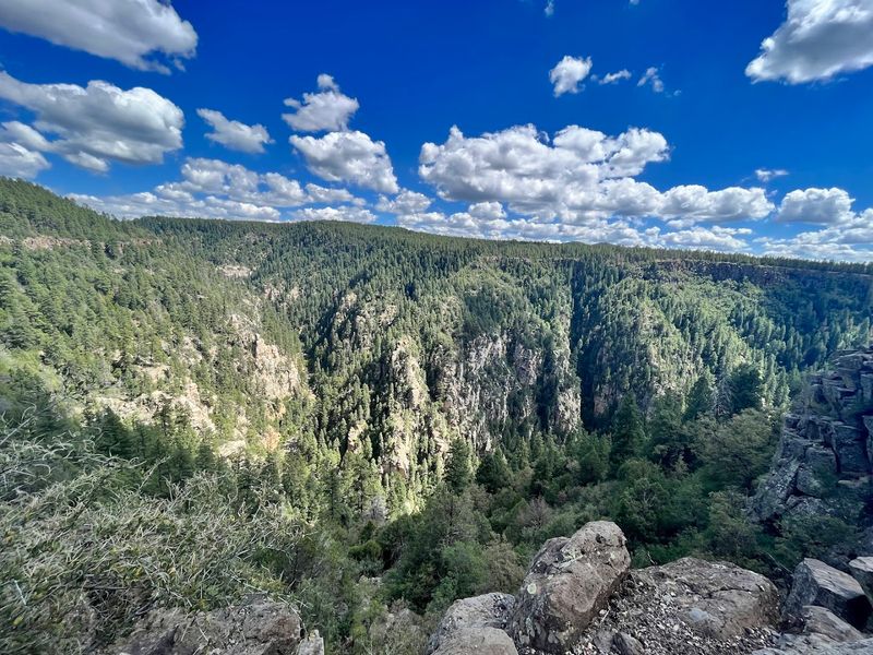 A Gateway to Hiking Trails Through the Canyon and Forest