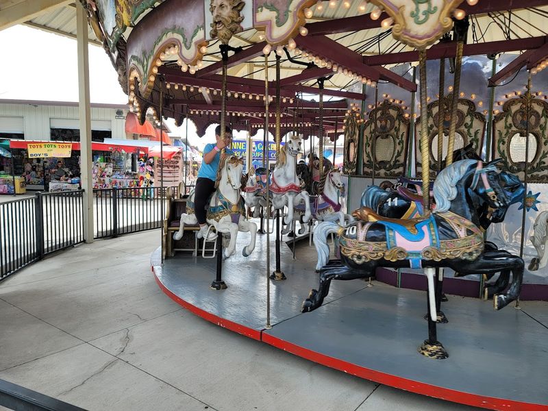 A Mini Carnival Right in the Middle of the Market