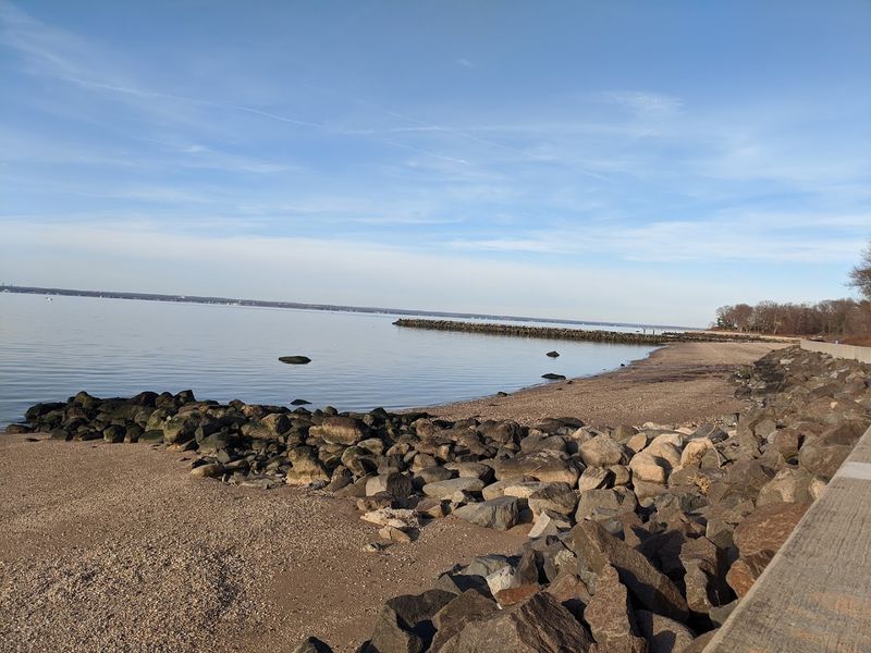 A Pebble Beach Overlooking the Long Island Sound