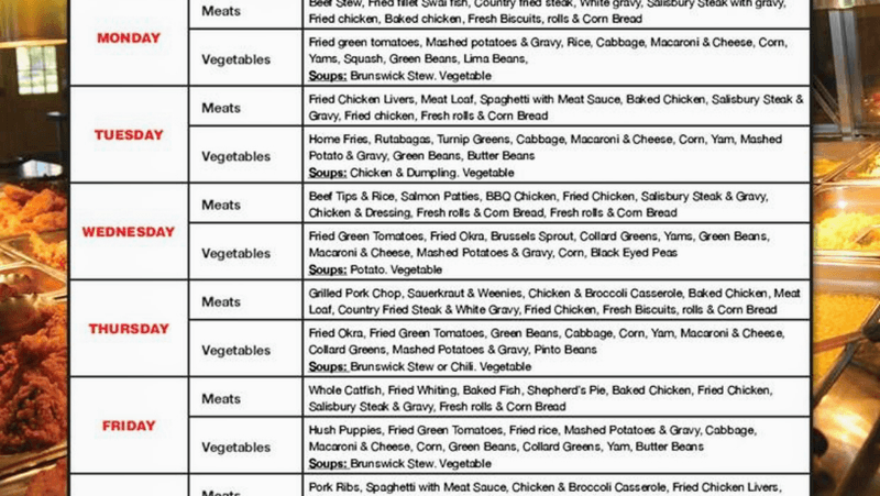 A Rotating Daily Menu That Keeps Things Interesting