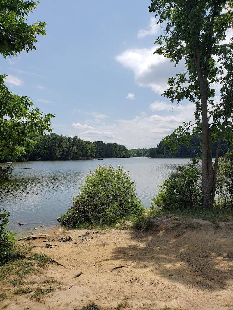 A Small Beach for Swimming and Splashing Around