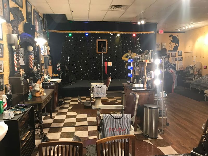 A Stage Inside A Barbershop — Yes, Really