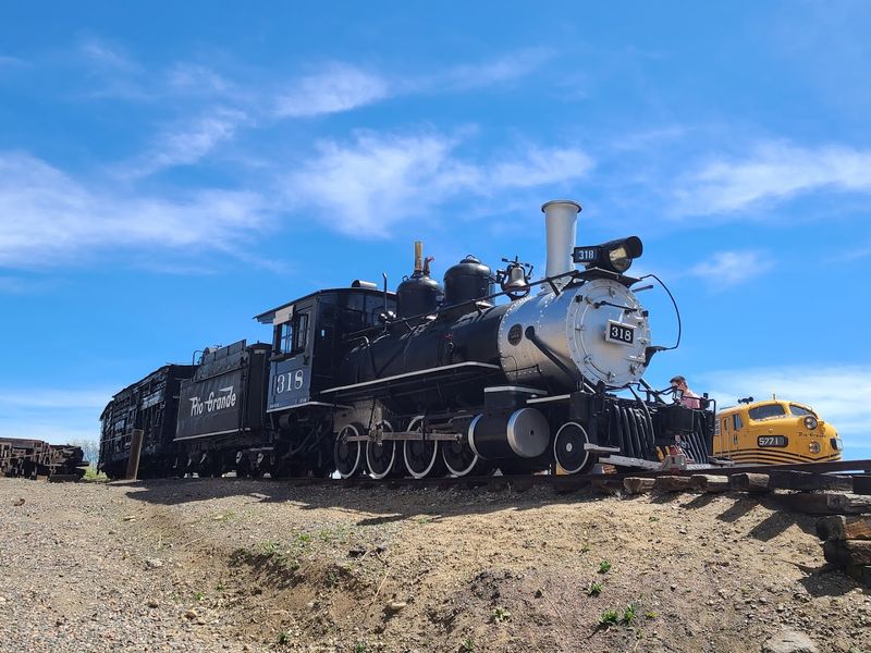 A Steam Train Ride Around the Museum Grounds