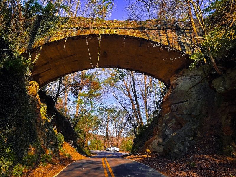A Stone Arch Bridge That Has Stood for Over a Century A Stone Arch Bridge That Has Stood for Over a Century