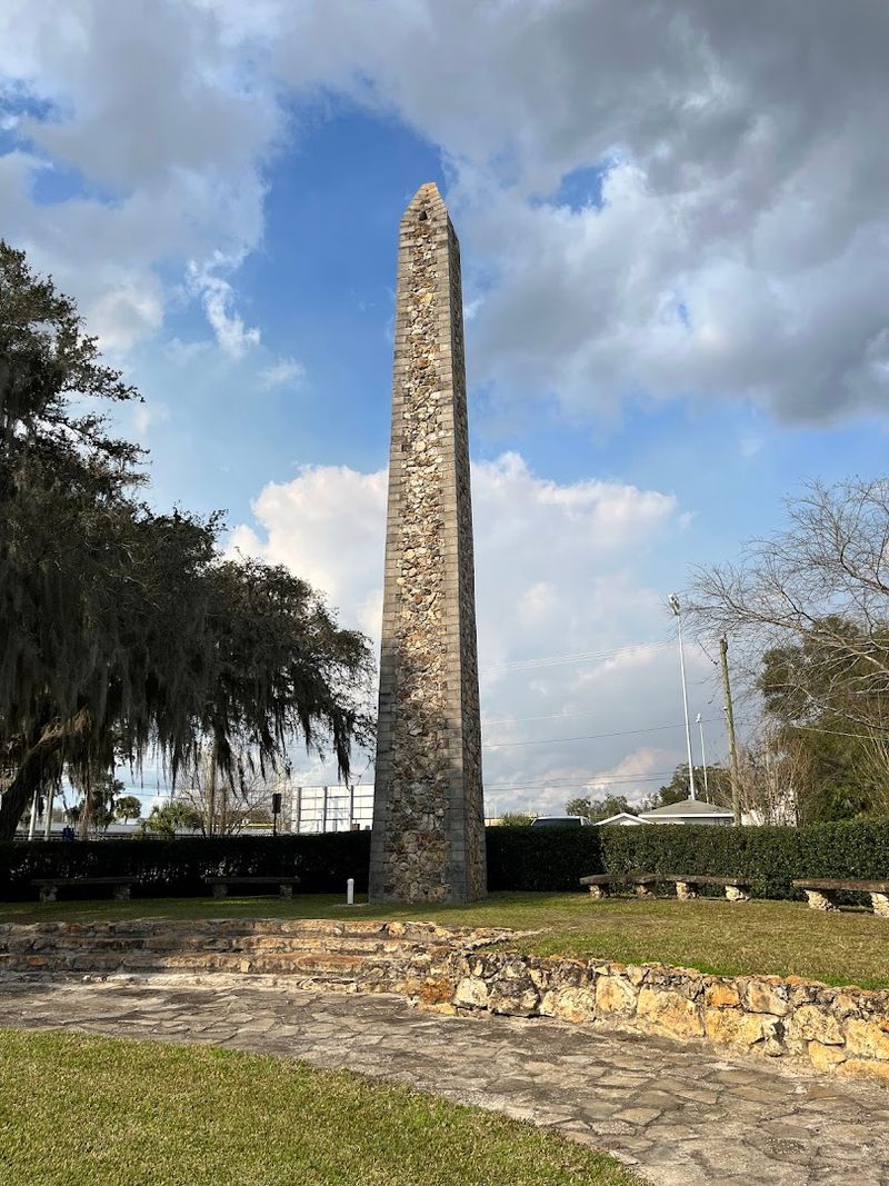 A Striking Historic Obelisk That Adds a Touch of Old Florida Charm