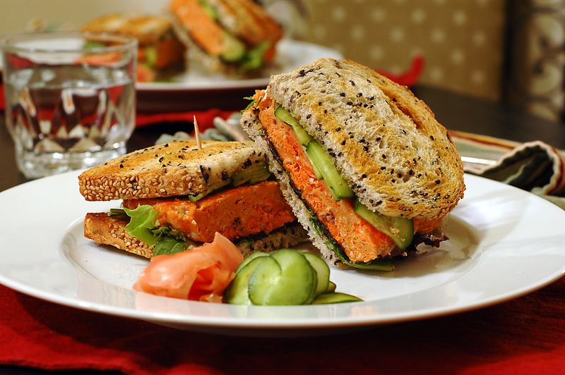 Alaska - Salmon Sandwich Alaska - Salmon Sandwich