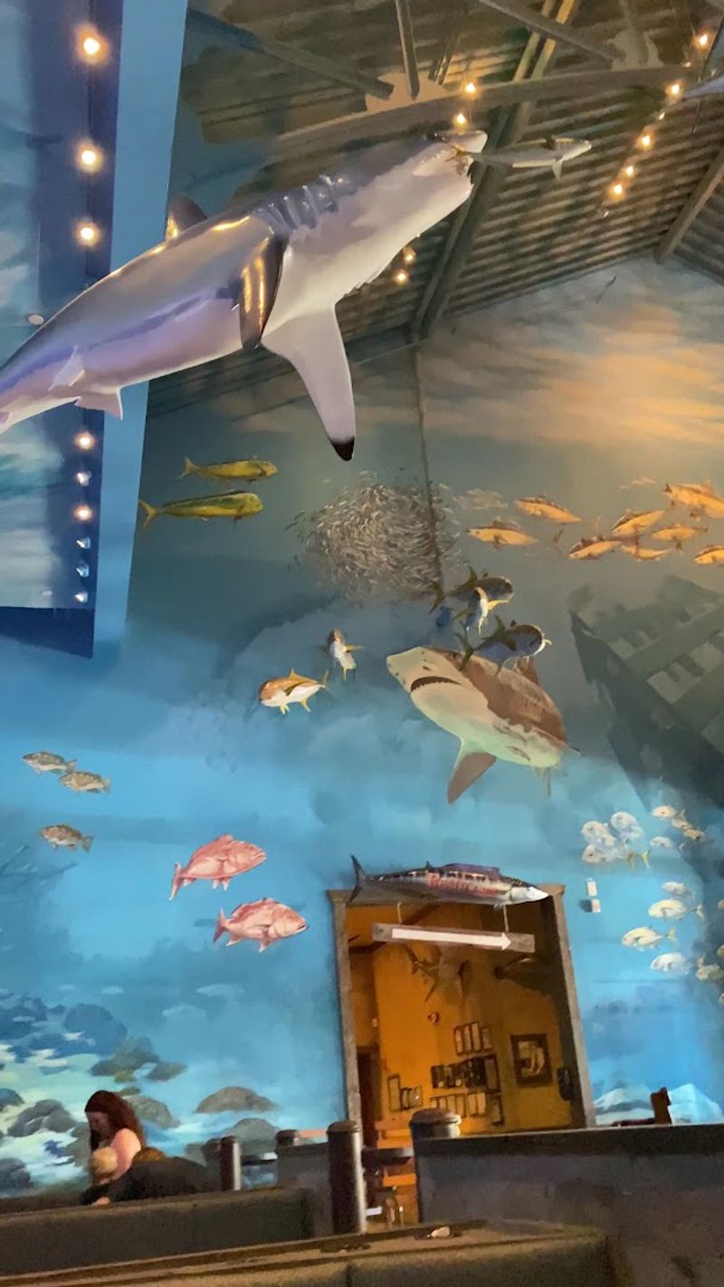 An Atmosphere That Feels Like Dining Inside an Aquarium An Atmosphere That Feels Like Dining Inside an Aquarium