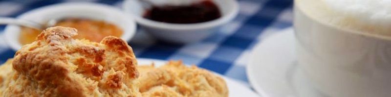 Bacon Cheddar Biscuits With Sausage Gravy
