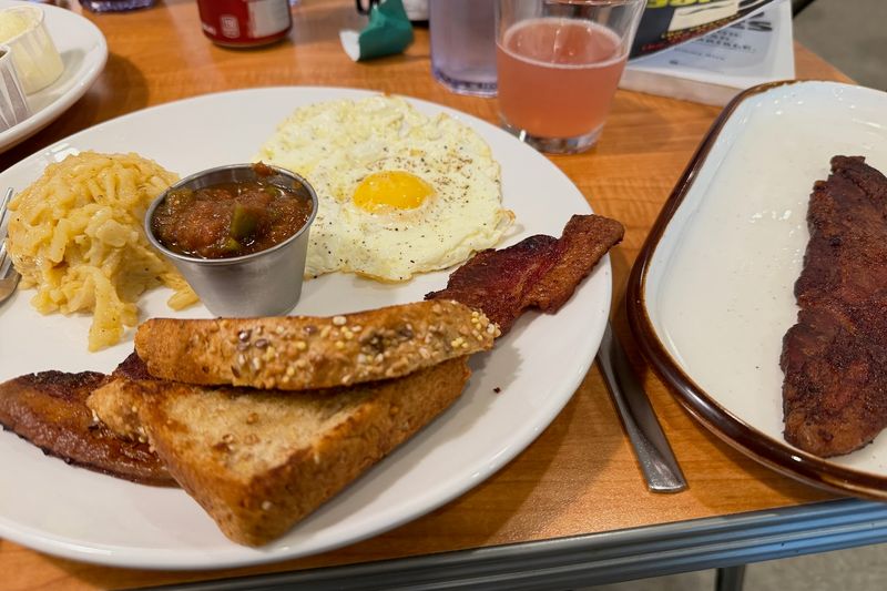 Badass Bacon and Eggs With a Prickly Pear Mimosa Chaser Badass Bacon and Eggs With a Prickly Pear Mimosa Chaser