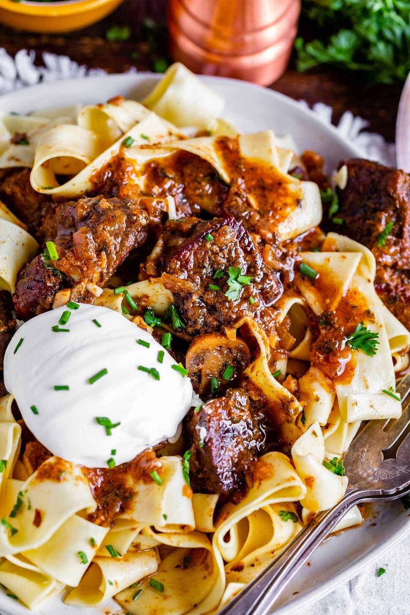 Beef Stroganoff