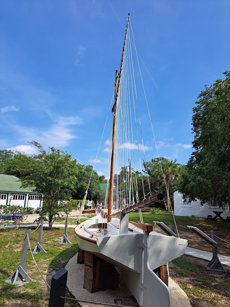 Boat Building At The Working Shipyard On Site