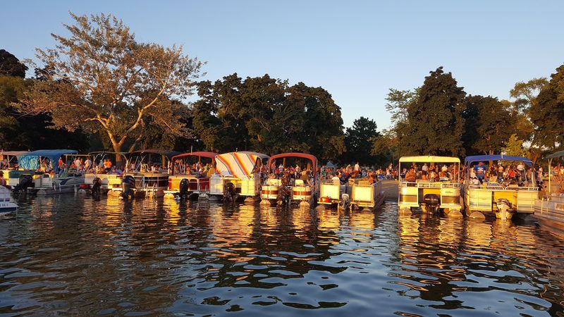 Boat Launch and Sailing on the Open Water