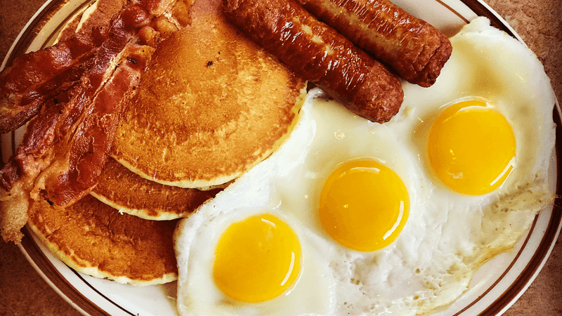 Breakfast Available All Day Long