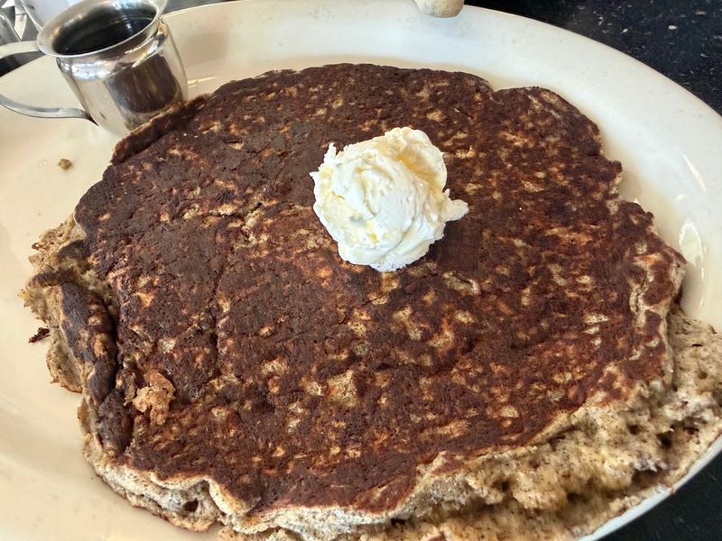 Buckwheat Pancakes With Candied Pecans and Banana Buckwheat Pancakes With Candied Pecans and Banana