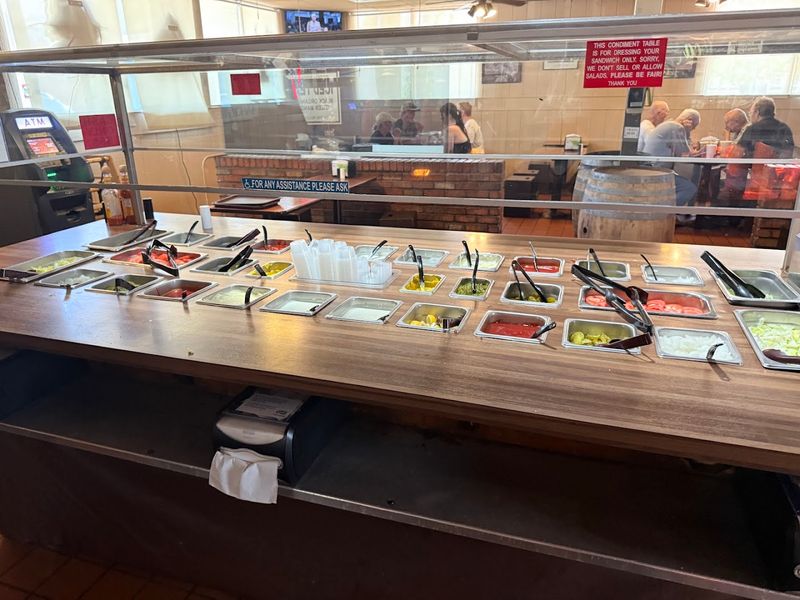 Build-Your-Own Burger at the Condiment Bar