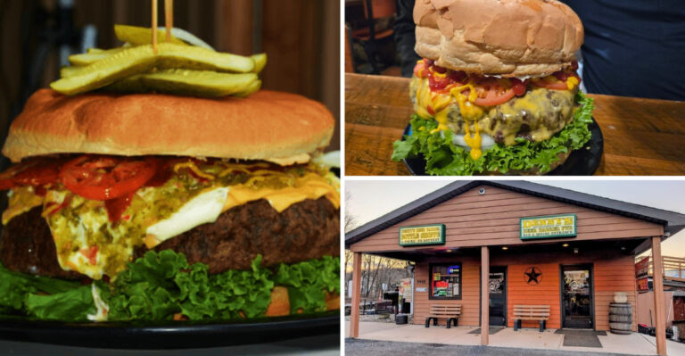 Burger Fans Say This Giant Cheeseburger Has Turned An Unassuming Pennsylvania Restaurant Into A Road Trip Destination