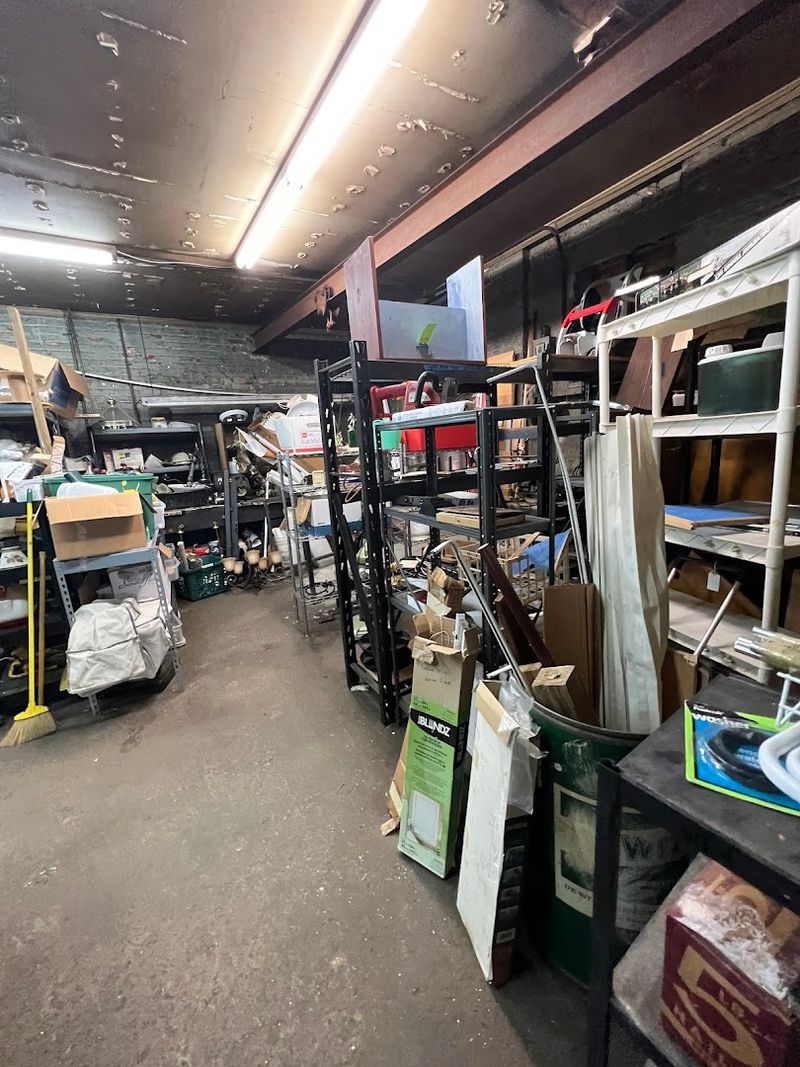 Camping Gear Hidden Among the Shelves