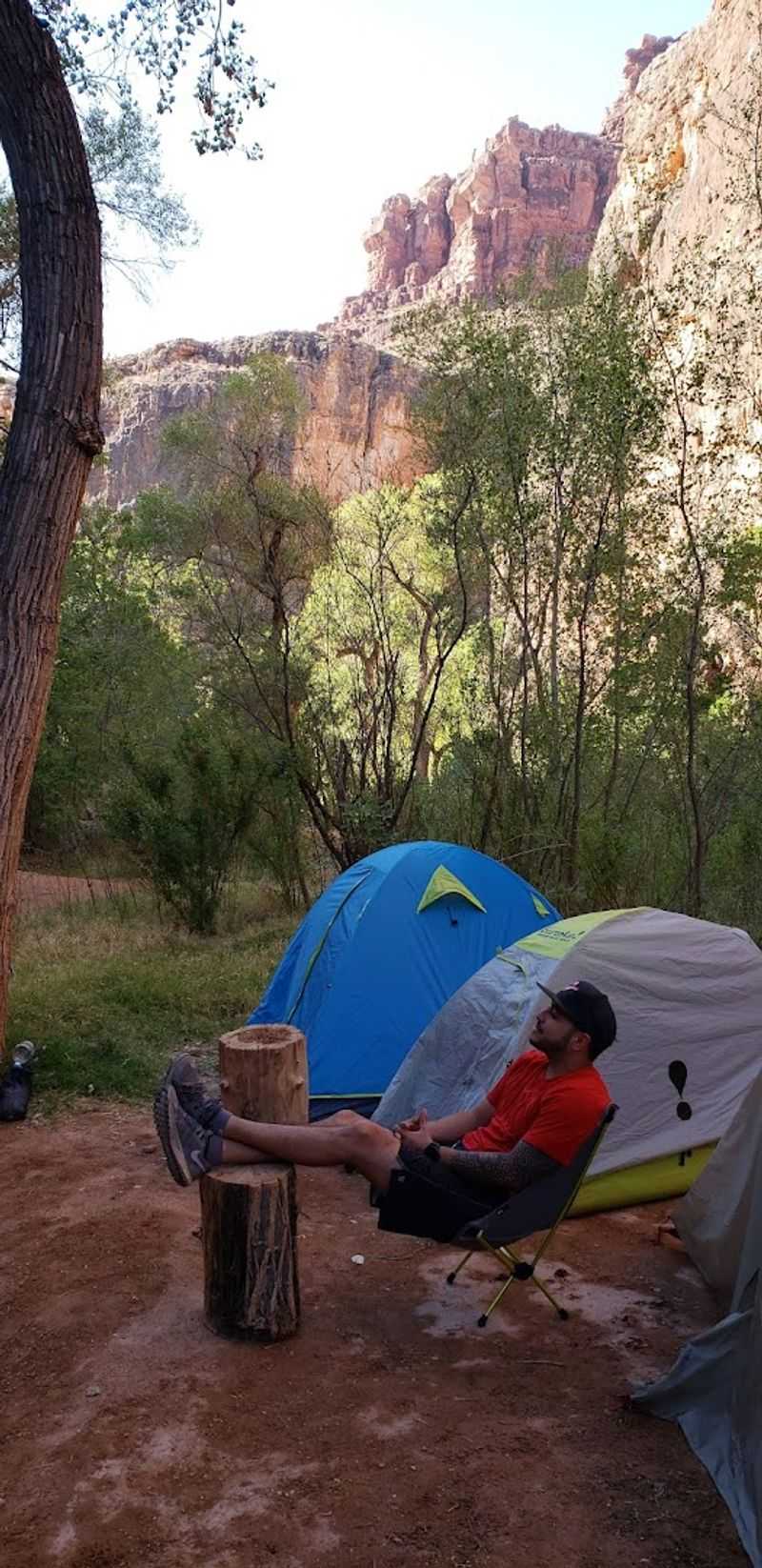 Camping at Havasupai Campground