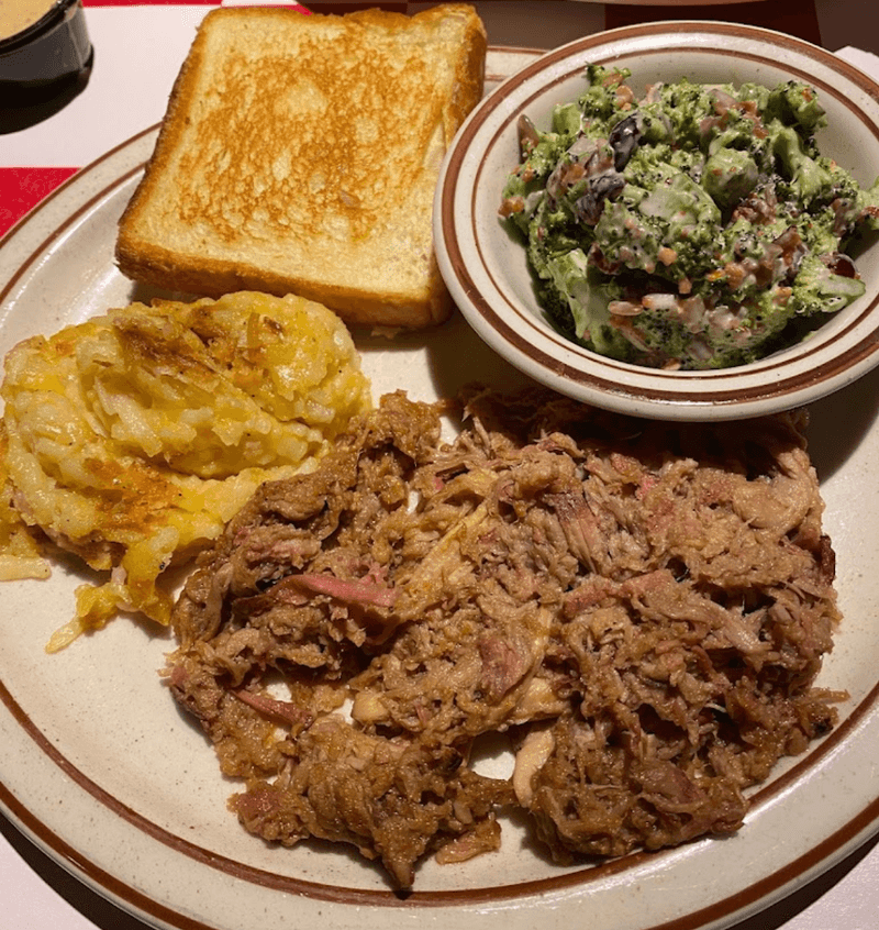 Carolina Pulled Pork Platter With All the Fixings
