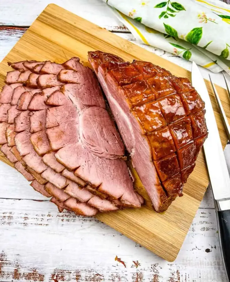 Carving Ham