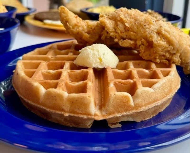 Chicken and Waffles on the Menu