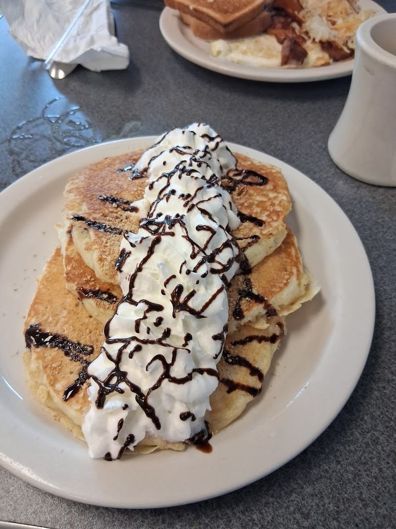 Chocolate Chip Pancake Stack Worth Every Calorie Chocolate Chip Pancake Stack Worth Every Calorie