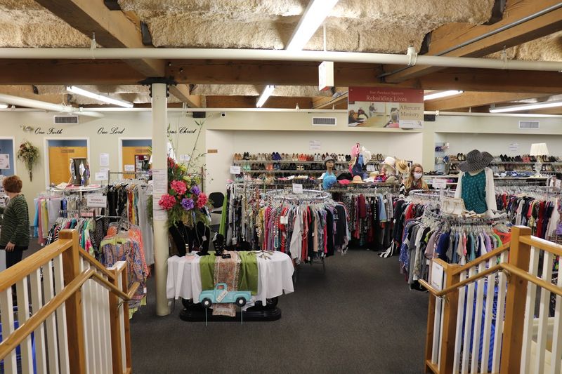 Clothing Organized by Size for Easy Shopping