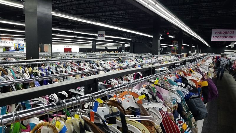 Clothing Racks That Seem to Go On Forever