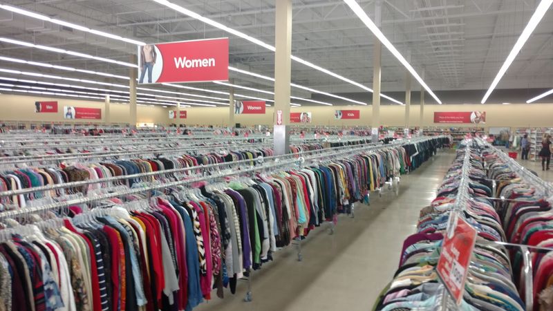 Clothing Racks That Seem to Go on Forever Clothing Racks That Seem to Go on Forever