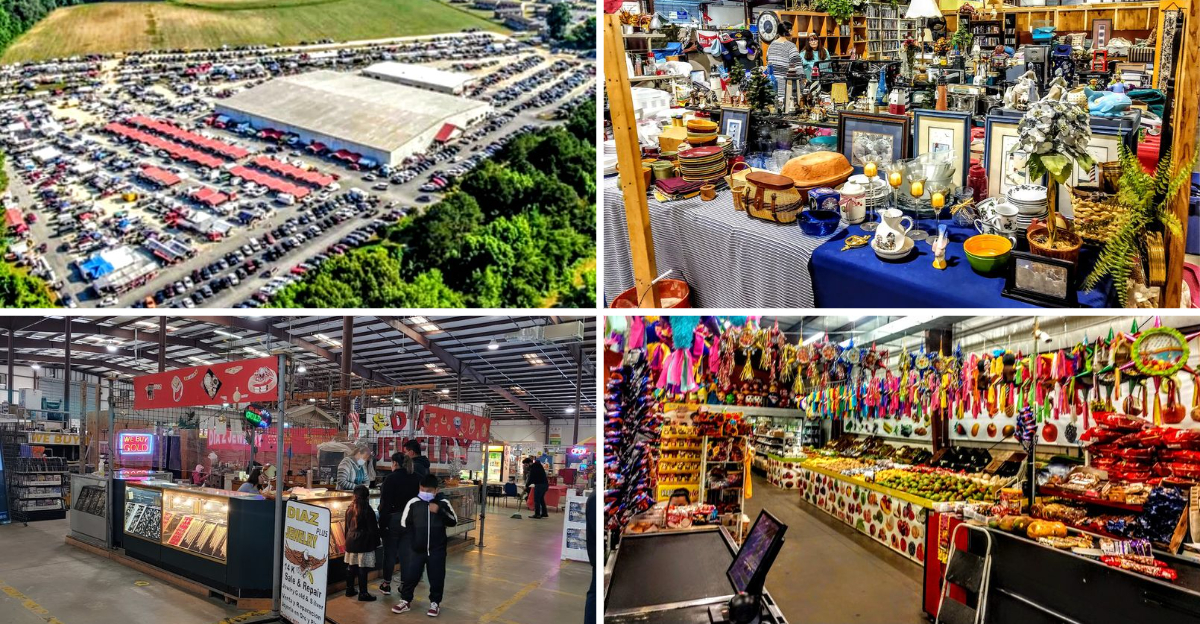 Collectors Can Spend Entire Days Hunting For Rare Finds At This Massive North Carolina Flea Market