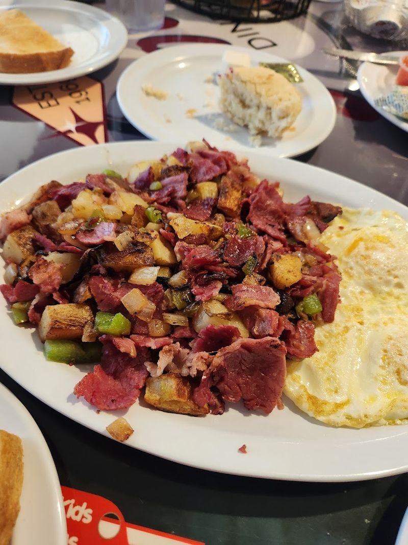 Corned Beef Hash and Denver Omelette Combo