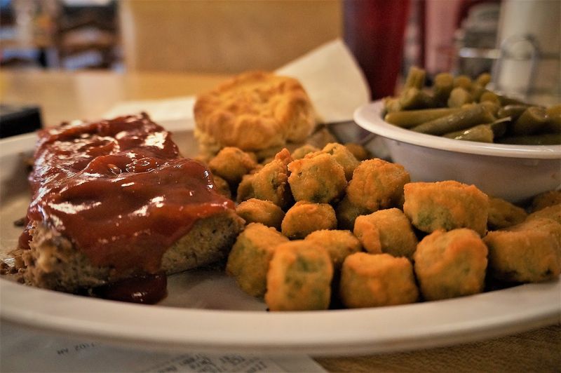 Crispy Fried Okra Fresh from the Fryer