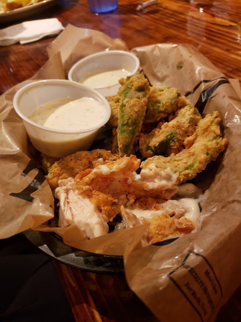 Crispy Fried Okra and Fried Squash