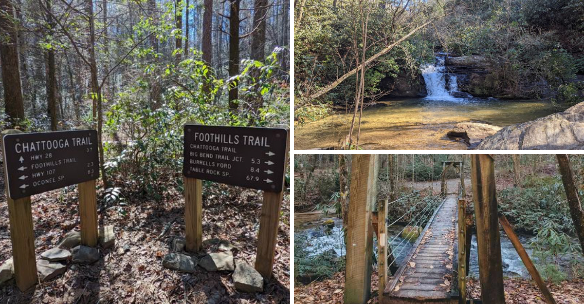 Cross From One State To Another In A Single Afternoon On This Scenic South Carolina Hiking Trail