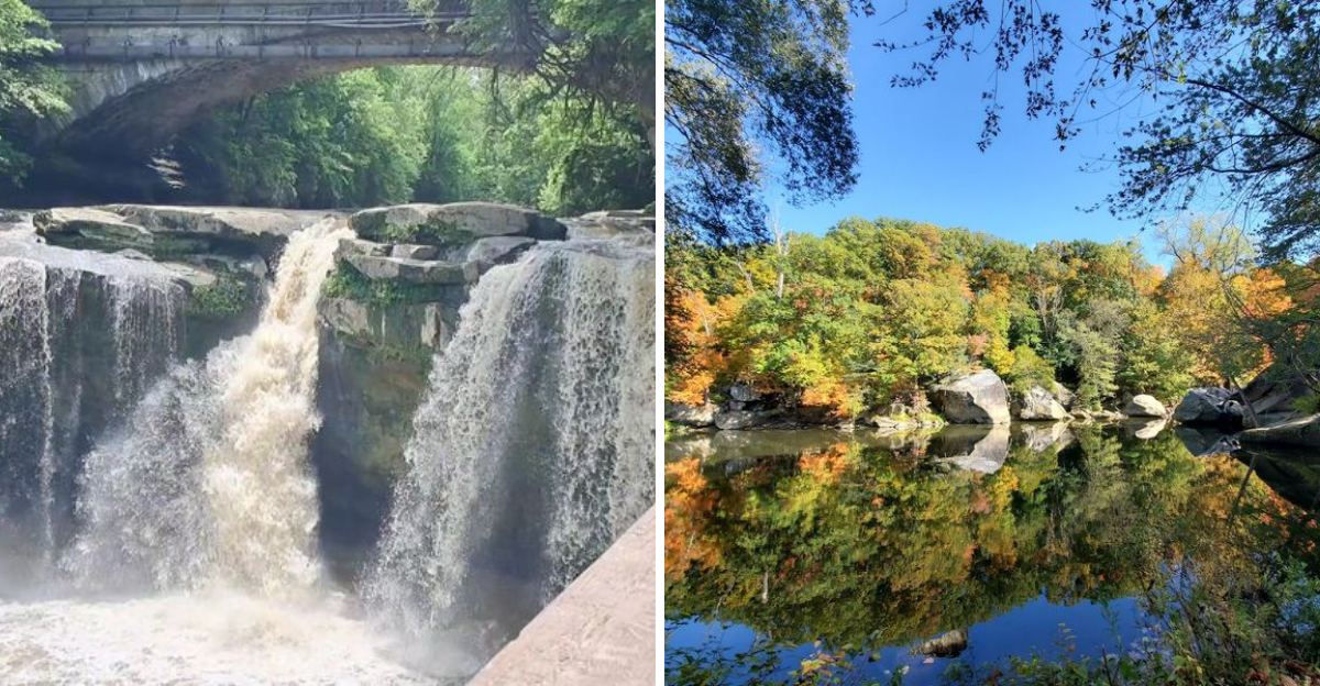 Explore This 145 Acre Ohio Park Featuring Two Massive Waterfalls And Beautiful Forests