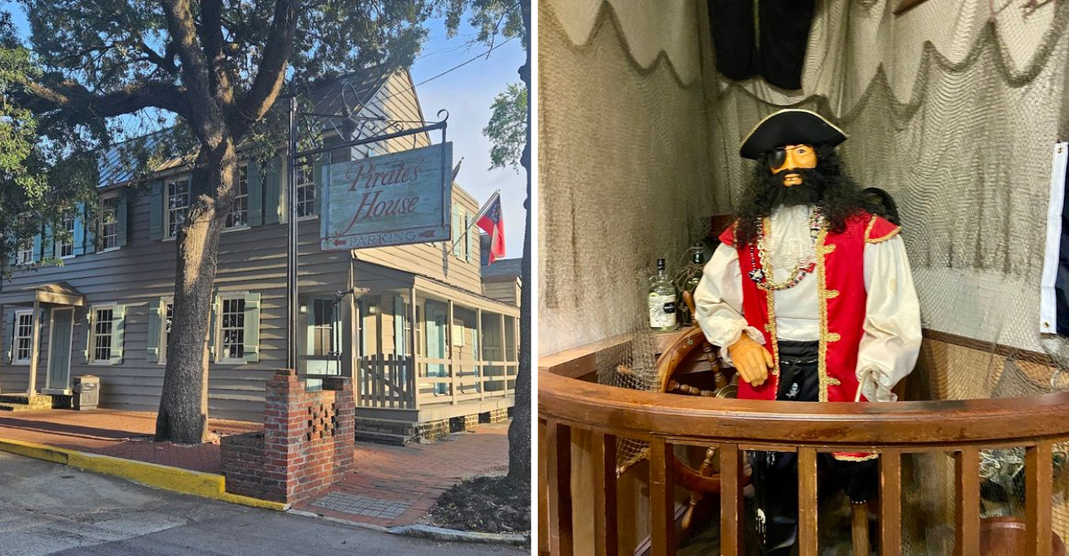 Few Visitors Realize Real Pirates Once Walked The Halls Of This Historic Georgia Restaurant