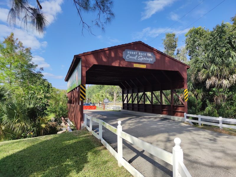 Florida's Only Covered Bridge on a Public Road