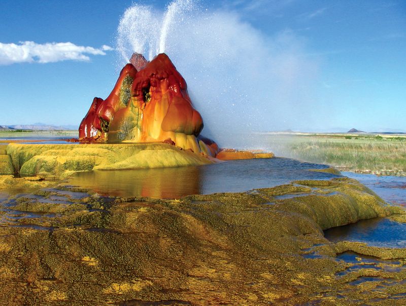 Fly Geyser Viewing Area - Gerlach, Nevada