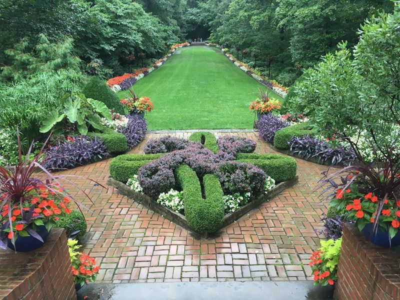 Formal Gardens Bursting With Color Formal Gardens Bursting With Color
