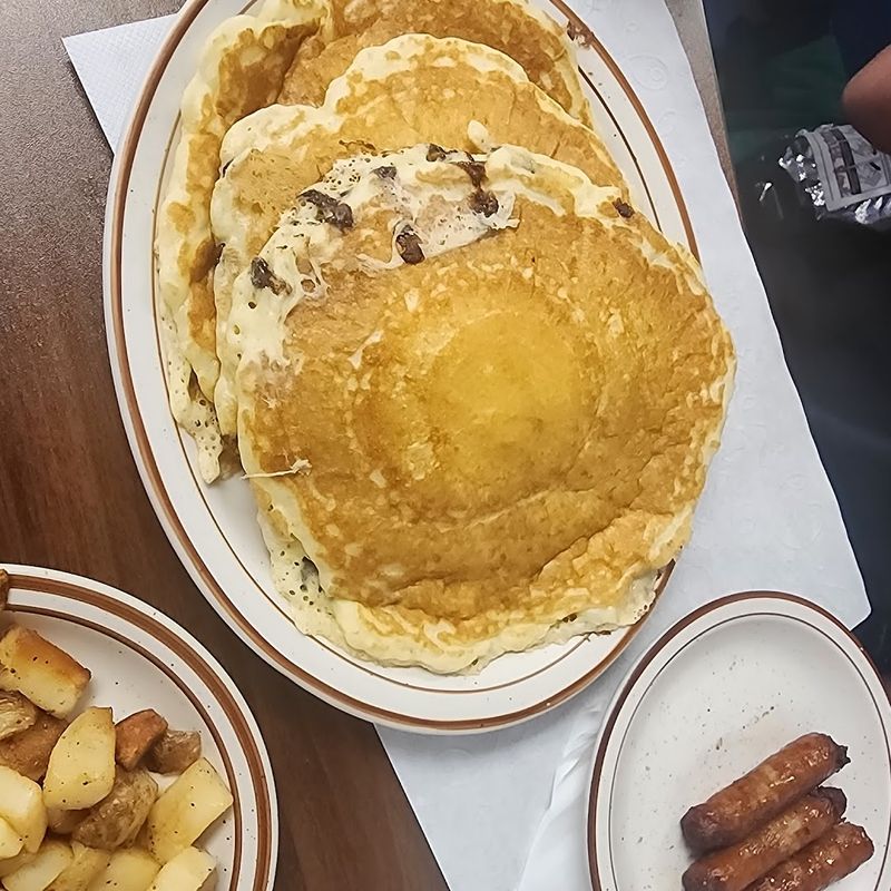 Fresh Blueberry Pancakes Made With Real Fruit