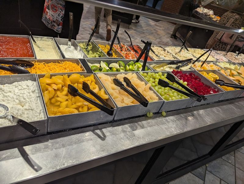 Fresh Food Stocked Constantly Throughout Service