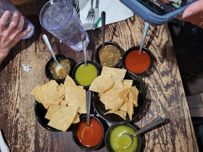 Fresh House-Made Chips and Three Salsas
