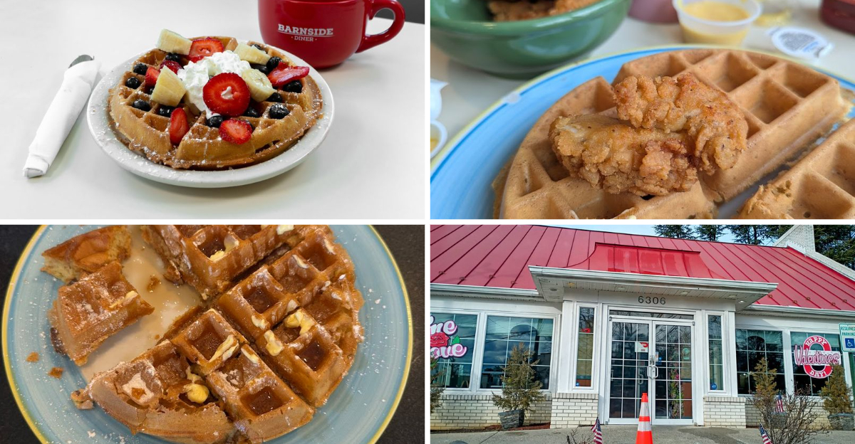 Freshly Made Every Day The Waffles At This Cozy Virginia Diner Have Earned A Loyal Following