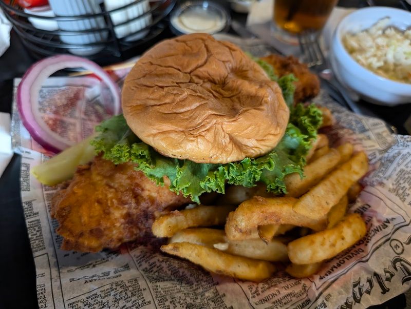 Fried Flounder Sandwich on a King's Hawaiian Bun