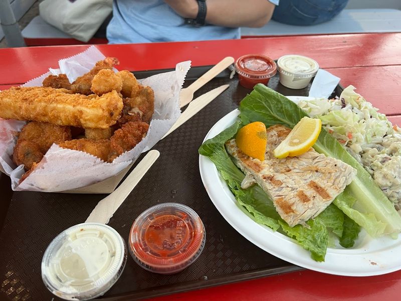 Fried Oysters and Fried Scallop Sandwich — Hidden Gems