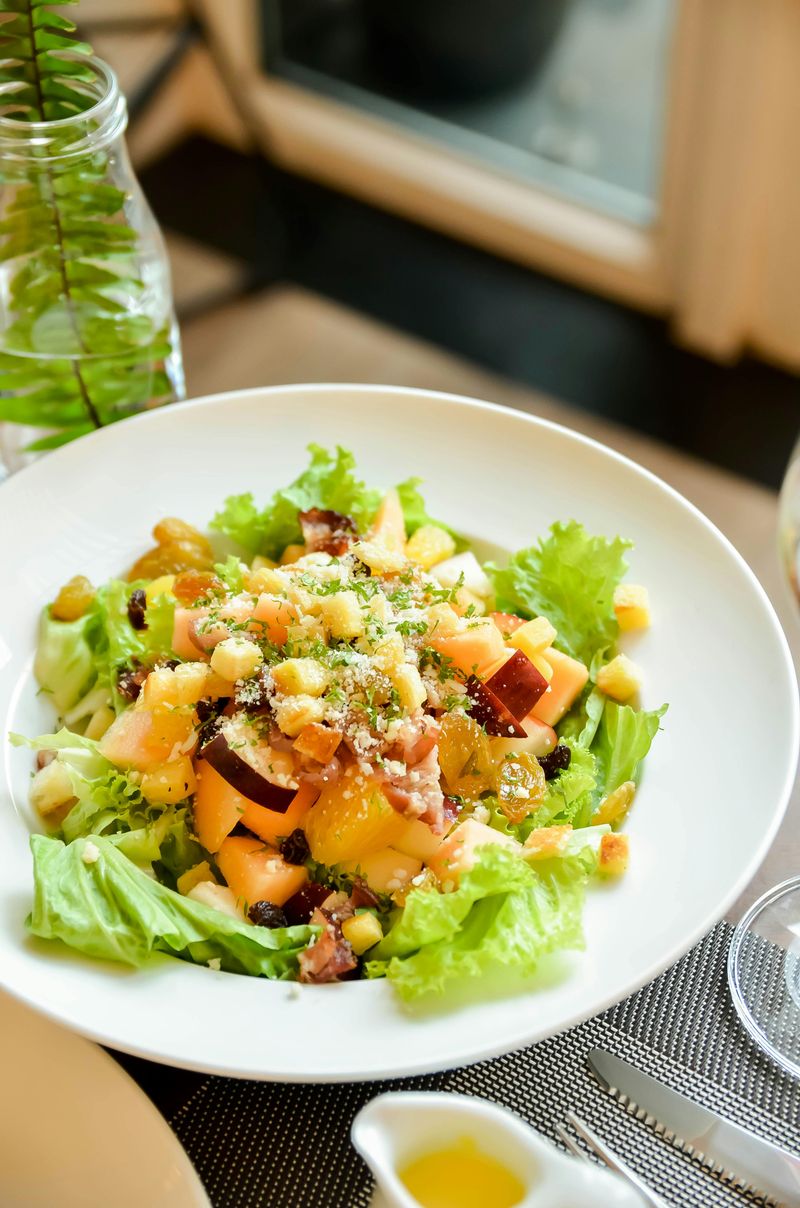 Fruit on salad