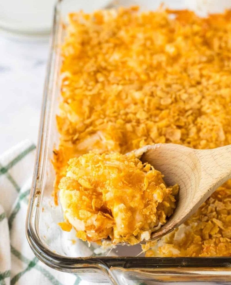 Funeral Potatoes Pasta Bake