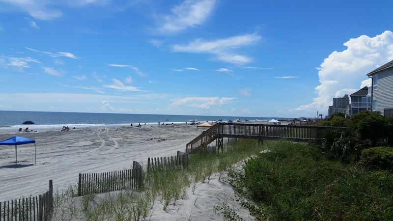 Gentle Beach Access Points Scattered Throughout the Town
