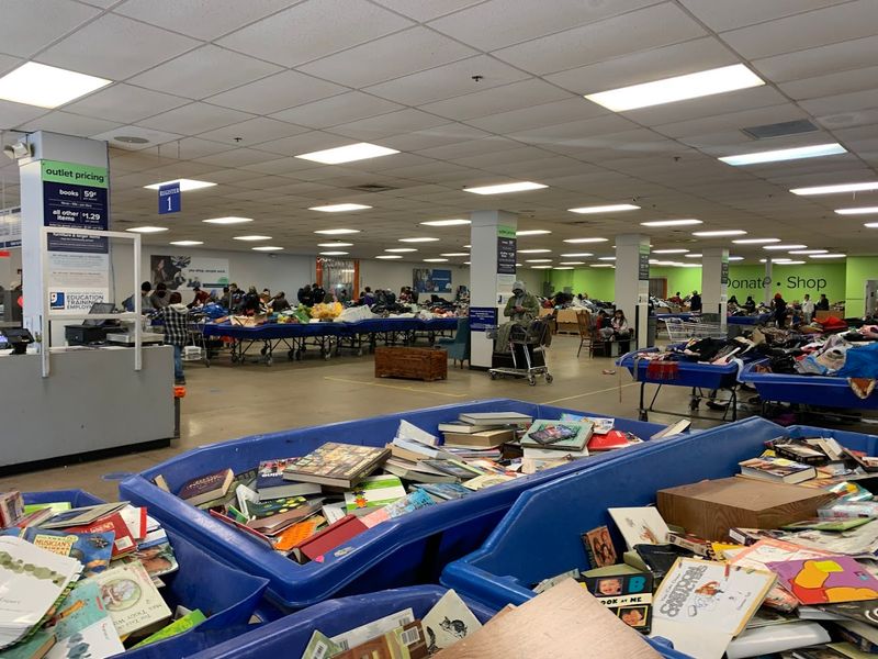 Giant Rolling Bins Full of Surprise Finds