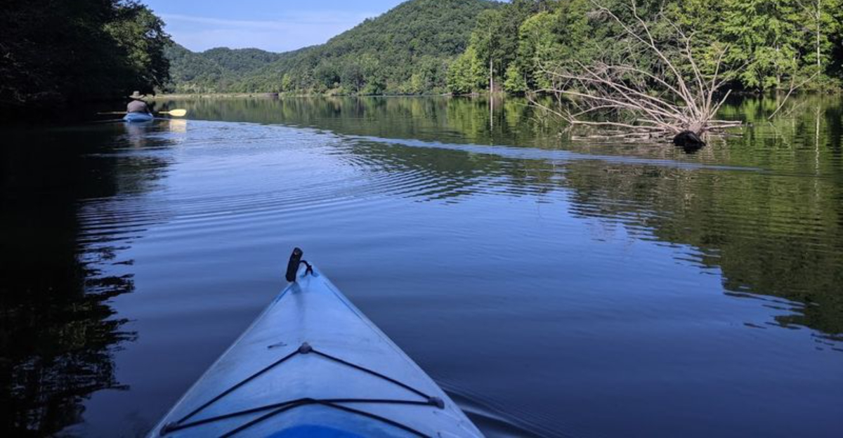 Grab Your Paddleboard And Visit This Stunning Mountain Lake In Virginia